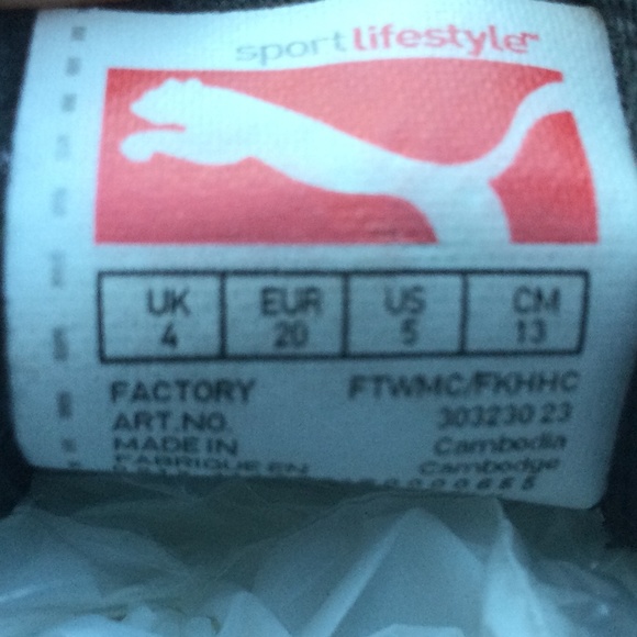 Puma little boy stylish sneakers. - Picture 7 of 8